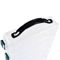 Topline Tackle 20*17*5cm 262g pas cher chinois clair Double face en plastique leurre de pêche boîtes de matériel