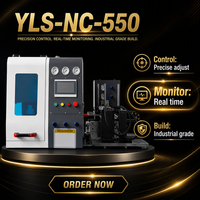 Scie à découper automatique en aluminium YLS-NC-550 550 mm à double alimentation servo pour le traitement des profilés de fenêtres et de portes