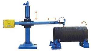 Machine de découpe de tubes CNC automatique portable BTECH, à jet d'eau, pour la fabrication de tuyaux métalliques ou non métalliques - Product Image 1
