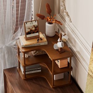 Corner desktop storage <b>rack</b>, multi-layer storage <b>rack</b> for <b>kitchen</b> and household daily necessities, corner office desk storage - Product Image 3