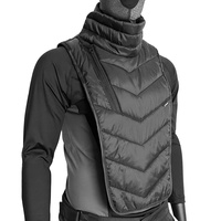 Echarpe de Cou Thermique de Moto Imperméable et Coupe-Vent, Protège-Cou, Poitrine et Cou, Bavoirs d'Hiver Chauds pour Motocycliste