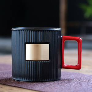Tasse à café en céramique style Star Bar, design nordique, avec poignée, motif LOGO imprimé, pour anniversaire/diplôme – Fournisseur direct usine - Product Image 2