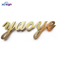 Enseigne lumineuse personnalisée haut de gamme avec logo rétroéclairé pour entreprise et domicile, lettres en métal 3D éclairées par LED IP65, compatible Homekit, pour montage mural