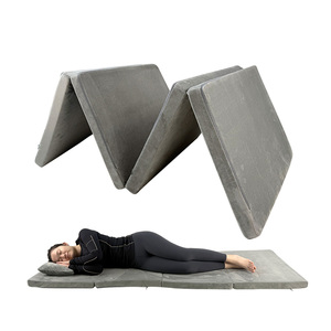 High-Density 4-Fold Mattress Portable <strong>Guest</strong> <strong>Bed</strong> with Removable Washable Cover Tatami Floor Mat Camping <strong>Bed</strong> Made of Sponge - Product Image 1