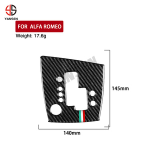 Adesivo di rivestimento del pannello del cambio in fibra di carbonio per <span class=keywords><strong>Alfa</strong></span> <span class=keywords><strong>Romeo</strong></span> 159 Brera Spider 2004-2024 accessori interni - Product Image 6