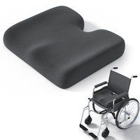 Coussin de fauteuil roulant en gel pour personnes âgées, coussin orthopédique pour soulager la sciatique, coussin de siège confortable en mousse à mémoire de forme pour fauteuils roulants