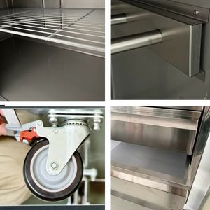 Fabricants de réfrigérateurs Congélateur Kitchen Aid Réfrigérateur Réfrigérateur commercial Réfrigérateur en acier inoxydable - Product Image 2