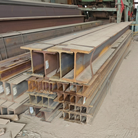 Grand stock de poutres en H Q355B S355JR haute résistance ASTM A572 Gr50 pour projets de ponts et structures en acier industriel lourds