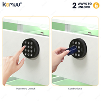 Système de casier intelligent KEMUU avec clavier à code combiné, serrures numériques intelligentes pour casiers, serrure de casier intelligente NFC RFID