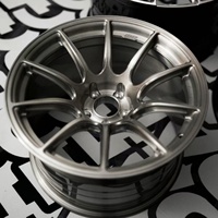 Jantes et pneus de voiture de tourisme légers de 18 pouces 6x5.5 en satin, style direct usine, pour Mercedes C E AMG
