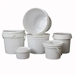 Wholesale Custom food grade 5 gallon bucket For Tools Food With Lid and Handle plastic drum 200 liters