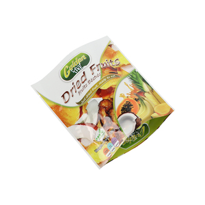 OEM Custom stampato cibo <span class=keywords><strong>per</strong></span> uso alimentare in alluminio con <span class=keywords><strong>fondo</strong></span> piatto sacchetti di plastica PE <span class=keywords><strong>per</strong></span> frutta secca Mango dolci caramelle snack imballaggio - Product Image 1