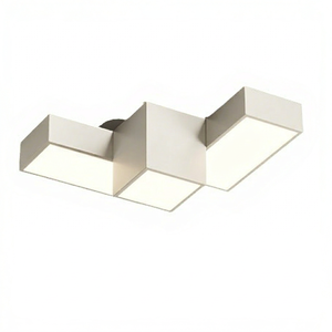 Lustre LED moderne en forme de nuage, avec abat-jour en papier, base en métal, AC 3500K, blanc chaud, design asiatique, grande taille, luminaire pour chambre à coucher, CRI90 - Product Image 1