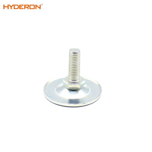 Hyderon All Steel <b>Adjustable</b> Feet Round Cup Base <b>Shelf</b> Support Hardware Accessory - Product Image 1