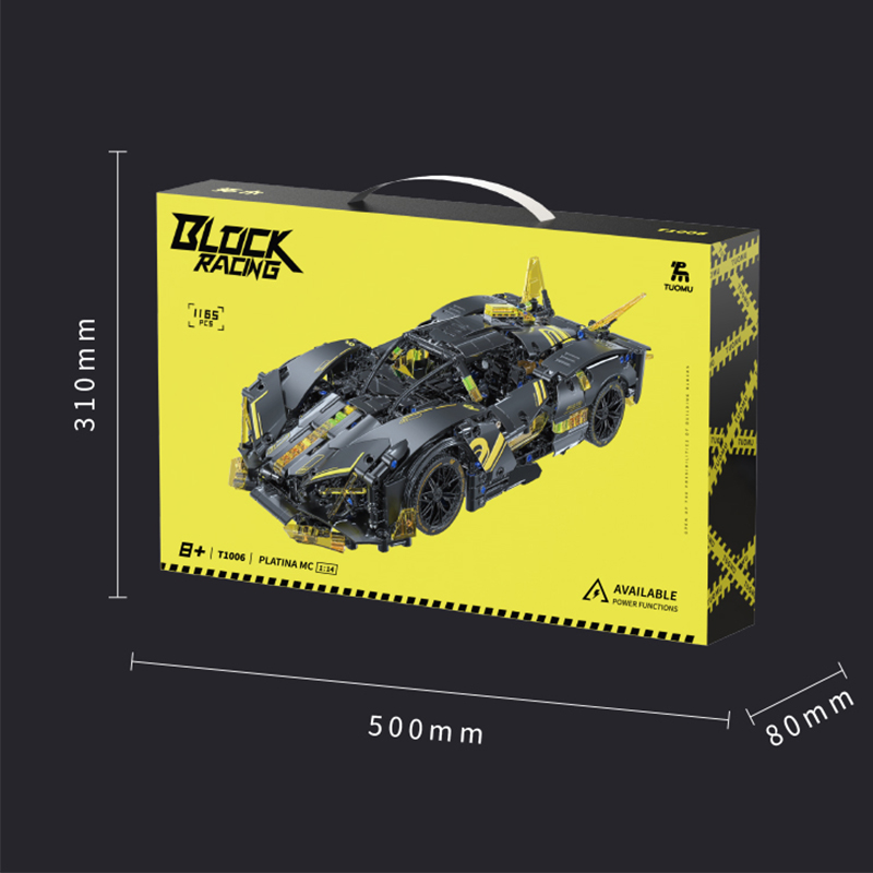 New Technic 1:14 Apollo EVO Sports Car Model DIY Assembly