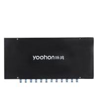 1u raf montaj ekleme ODF Patch Panel 24 çekirdek Fiber Port optik dağıtım çerçevesi