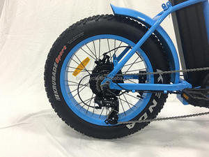 Bicicletta <span class=keywords><strong>Elettrica</strong></span> <span class=keywords><strong>Pieghevole</strong></span> OEM da 20 Pollici, Batteria al Litio 48V 500W/750W, 7 Velocità, Pneumatici Fat, Motore da 350W/750W - Product Image 4