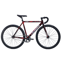 Vélo à pignon fixe TSUNAMI SNM100, vitesse unique, cadre en alliage d'aluminium avec fourche en alliage d'aluminium et pédales