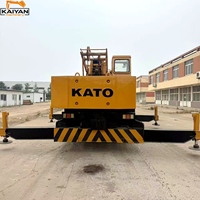 Grue sur camion KATO NK-250E d'occasion, 25 tonnes, hauteur de levage 39 m, prix bas, grue mobile Tadano, moteur japonais, équipement lourd