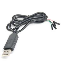 Module de câble PL2303 PL2303HX USB vers UART TTL, convertisseur 4 p 4 broches RS232