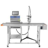 CIJ C240PLUS Imprimante à jet d'encre industrielle portative pour encre à séchage rapide Garantie 1 an 600dpi XP600 pour étiquette carte codage Flex Egg