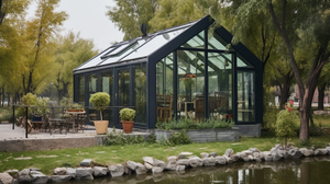 Avrupa tarzı OEM kış bahçe ücretsiz ayakta Sunroom Villa avlu alüminyum profil Sunroom cam evler - Product Image 5