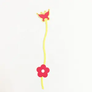 פרח קטן בעיצוב חמוד אנלוגי יד שניה מצביעים ארוכות 71 מ""מ סט שעונים אלומיניום