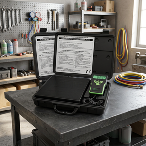 เครื่องชั่งน้ำหนักสารทำความเย็นแบบกลไก ToolMaster TM58618 รับน้ำหนักได้ 100 กก./5 กรัม หน้าจอ LED ใช้พลังงาน 9V รองรับ OEM/ODM รับประกัน 1 ปี - Product Image 3