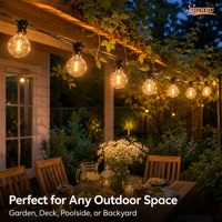 Lampe de poteau de portail LED extérieure à énergie solaire, étanche IP65, avec batterie intégrée, lumière blanche chaude 2700K, pour jardin, clôture, patio