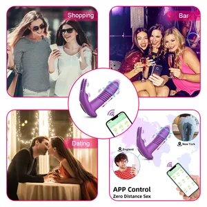 Galance Draagbare G-Spot Clit <span class=keywords><strong>Vibrator</strong></span> Dildo Thuring Massager Volwassen Seksspeeltjes Voor Vrouwen - Product Image 5