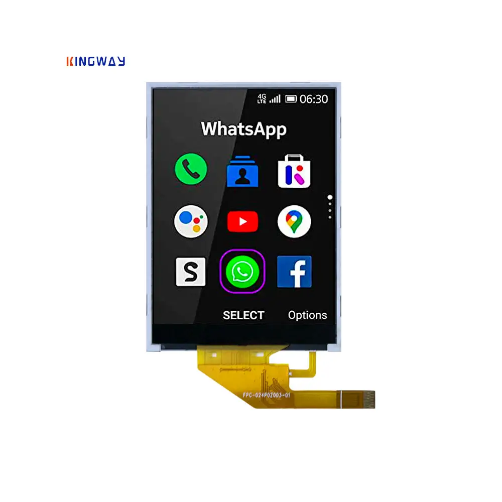 2,4 pulgadas 240 * RGB * 320 ST7789 Driver IC IPS TFT LCD Módulo de pantalla para Feature Phone