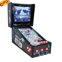 Machine de jeu d'arcade de flipper virtuel vidéo IFD à jetons Mini 3d