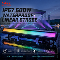 Barre de lumière LED stroboscopique professionnelle IP67 Pixel Line 3IP 600W avec atomisation électronique pour festival de musique en plein air