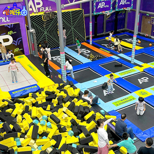 Équipement de terrain de jeu intérieur de grande taille certifié CE pour enfants et divertissement familial - Product Image 2