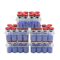 Bahan Baku Kosmetik Industri & Kelas Makanan 99% GHK-CU Bubuk GHK Blue Copper Peptides CAS 49557-75-7 untuk Perawatan Kulit dan Penggunaan Makanan