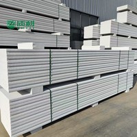 Panneaux de toiture isolés ignifuges en béton léger de 50 mm de la marque Zhili pour les bâtiments d'hôtels, de bureaux et d'écoles, garantie d'un an