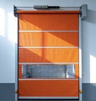 Porte à enroulement en PVC haute vitesse, facile d'entretien, étanche et de taille personnalisable pour une maison bien entretenue