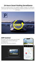 Yinzam F2 4K HDR Dash Cam VS A810 Dashcam, impermeable conductor coche 4K Dash Cam con GPS Beidou WiFi APP Control H.265 RC Cam