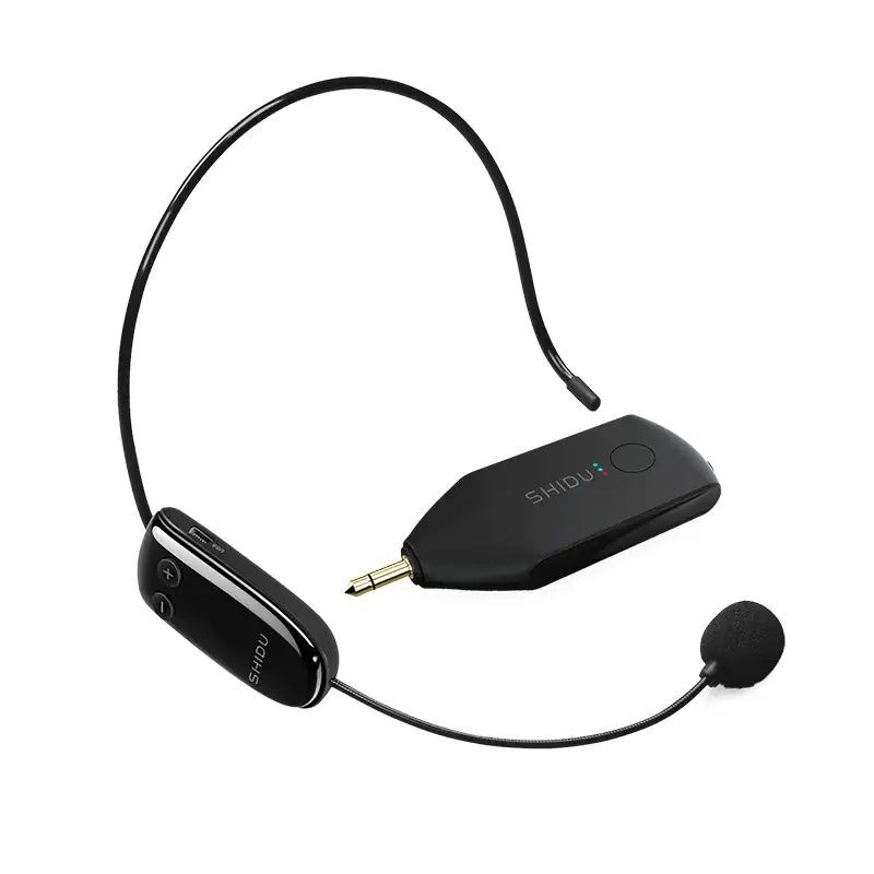 SHIDU Mic Wireless Pa Microphone Collar Mic For Teachers