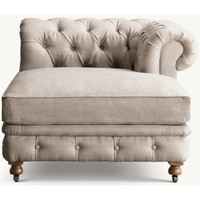 Luxuriöses Chesterfield Ecksofa-Set Wohnzimmermöbel Gepolstert mit Stoff oder Echtleder