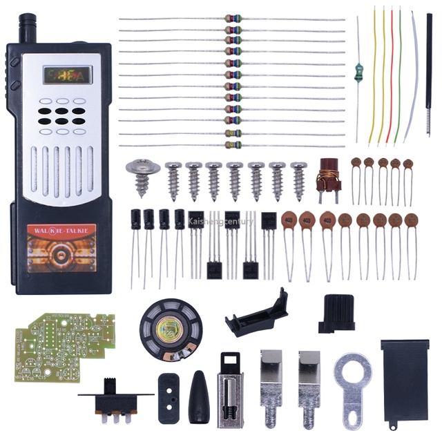 Half duplex walkie talkie kit walkie talkie electronic kit DIY electronic production fun production kit