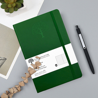 Carnet de notes A5 avec logo personnalisé de haute qualité Journal en cuir PU à couverture rigide colorée pour les promotions commerciales