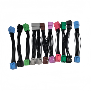 EV Araç Kablo Demeti Seti Renk Kodlu Tak ve Çalıştır Adaptör Kablosu Yeni Enerji Araçları Ses/Kontrol Sistemi/Devre Yükseltmesi için - Product Image 2