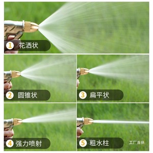 Pistolet de lavage de voiture en acier inoxydable, buse de tuyau d'eau haute pression pour le nettoyage des véhicules, utilisation en extérieur - Product Image 4