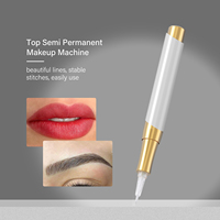 Machine de microblading à cartouche à double aiguille personnalisée pour tatouage des sourcils maquillage permanent tatouage PMU simple en acier inoxydable