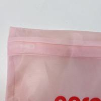 Sac à linge à fermeture éclair cachée en maille fine rose Chaussettes Lingerie Sacs de lavage à linge pour machine à laver