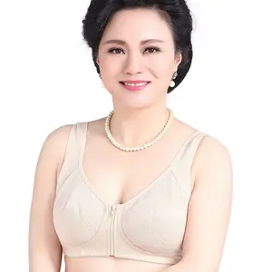 Factory Wholesale Front Zipper Support Mastectomy Padded Post Op Surgery Artificial Breast Lift Cancer Tape Bra