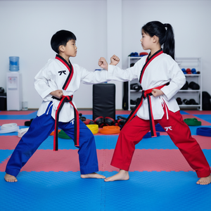 Uniforme de Taekwondo <span class=keywords><strong>Poomsae</strong></span> de Alta Calidad, <span class=keywords><strong>Dobok</strong></span> de Gran Maestro <span class=keywords><strong>para</strong></span> Competencia y Presentación - Product Image 4