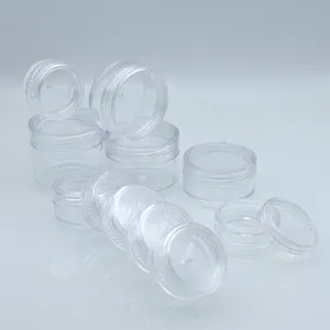 verkaufsschlager 15 g 20 g 25 g 30 g 2,5 g 3 g 5 g 10 g kosmetikglas durchsichtiger topf für lose pulver für glitzer