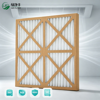 Prefiltro Plegado de Cartón G4 de Alta Capacidad de Retención de Polvo para Sistemas de Ventilación y Aire Acondicionado HVAC